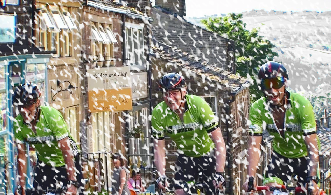 Rossytri cyclists
